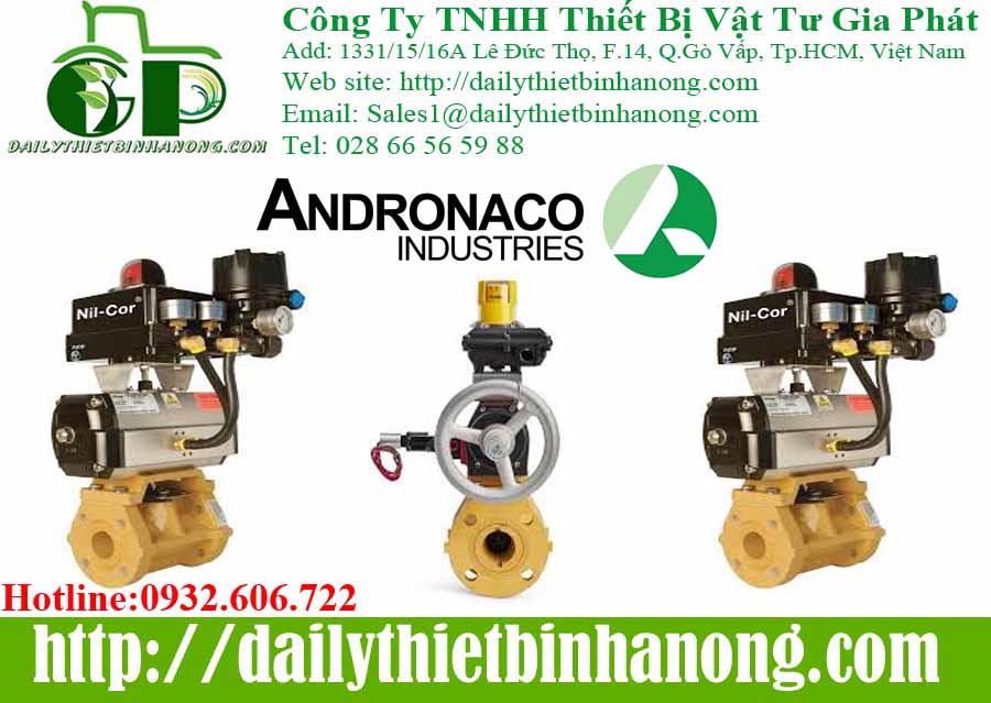Van hóa chất  Andronaco chính hãng
